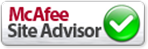 siteadvisor mcafee badge