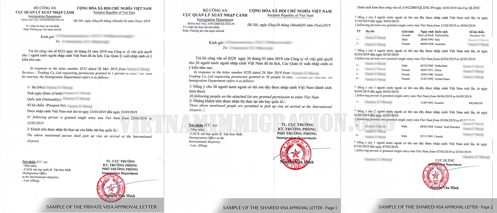 How long does it allow to accomplish a Vietnam visa cheers